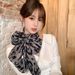Fang Fashion Design Sense Leopard Print Long Scarf Female American Spice Girl Style Fashion Shawl_viptrois.com