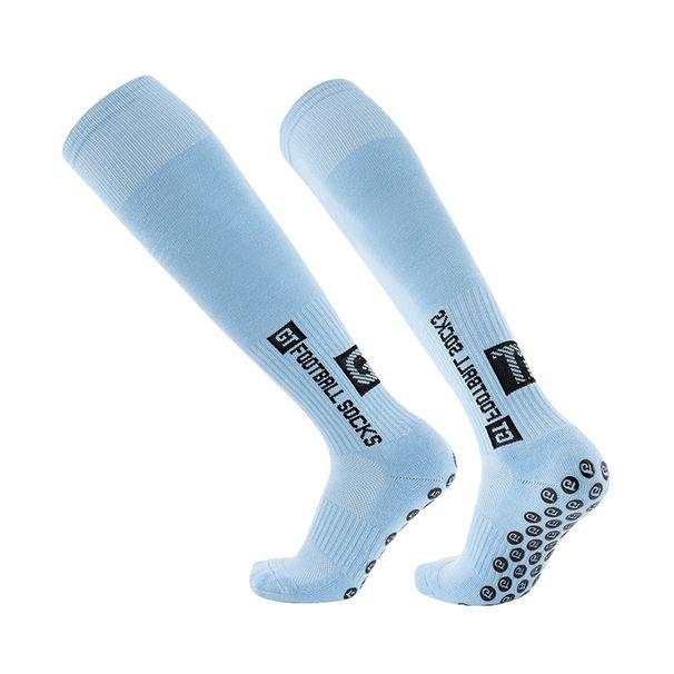 Anti-Slip Cushioned Football Socks - Breathable Cotton Long Socks For Men, Women & Kids - Enhanced Grip & Shock Absorption For Soccer, Running_viptrois.com