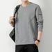 Hoodie Long Sleeved Spring And Autumn New Casual Top Loose Round Neck Pullover Men's Clothing 40D_viptrois.com