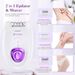 Epilator For Women & Shaver Head, For Legs, Arms, Face, Underarms And Bikini_viptrois.com