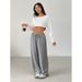 Men's Clothing Hot Selling European And American Style Sports Casual Pants, Loose Fit, Drawstring Elastic Waist, Slimming Wide Leg Trousers_viptrois.com