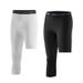Men's clothing Basketball tight-fitting briefs five-point-seven one-leg sports quick-drying high-bounce shorts_viptrois.com