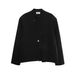American Stand-up Collar Deconstruction Suit Men's Versatile Loose Design Sense Jacket Men's Niche Trend Temperament Suit Men_viptrois.com