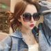 VOOTHOST Oversize Brand Design Bee Sunglasses Women Vintage Metal Big Sun Glasses Female Square With Leather Glasses Case F0116_viptrois.com