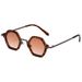Punk Hip Hop Sunglasses - Small Polygonal Metal Frame (Unisex Fashion Shades)_viptrois.com