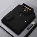 New Woodpecker New Long Sleeve For Men, Youth Middle-Aged, Turn-Down Collar Polo Shirt, Mercerized Cotton, Spring And Autumn_viptrois.com