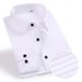 Men's Clothing Solid Color Elastic Non Iron Shirt Anti Wrinkle Long Sleeved Tops Business Commuting Jacket Trend_viptrois.com