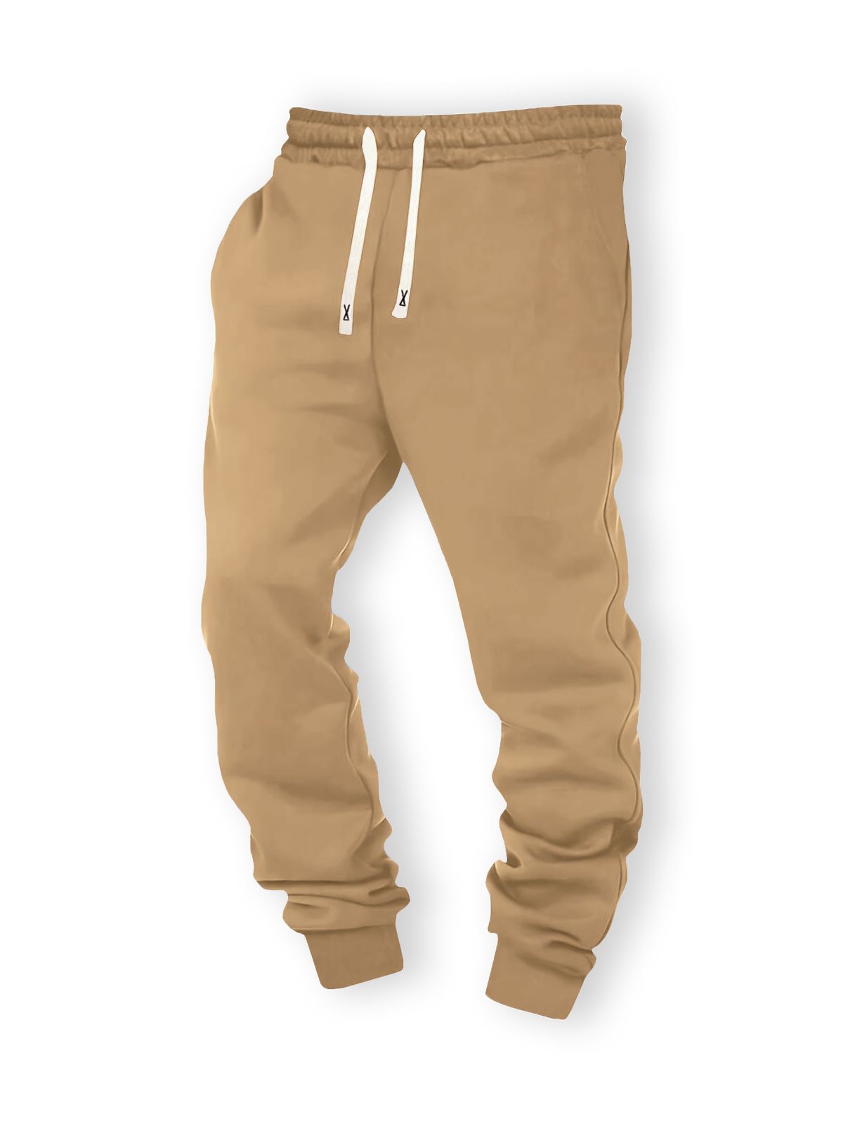 Men's Clothing Sweatpants Sports Trousers Casual Training Fitness Drawstring Thread Elastic Waist Pants_viptrois.com