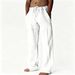 Men's Clothing Men's Style Multi Color Casual Pants Straight Leg Loose Fit Spring Autumn Y2K Linen Sweatpants_viptrois.com