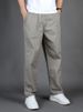 Men's Lightweight Cotton Casual Pants – Summer Breathable Straight-Leg Trousers With Drawstring Waist (Black, Gray, Khaki) – Sizes M To 6XL_viptrois.com