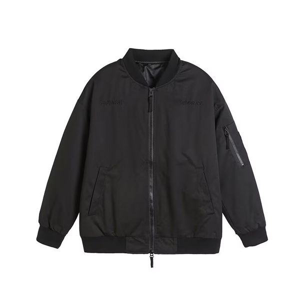 Men's Spring Autumn American Street Style Cool Pilot Baseball Jacket Loose Retro Embroidered Workwear Coat_viptrois.com