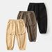 2025 New Children's Clothing Pants Boys Solid Color Long Pants Korean Style Baby Spring And Autumn Fashion Pants Trendy One Piece Dropshipping_viptrois.com