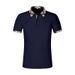Men's Clothing Men's Heavyweight Quick Drying Color Blocked Shirt Loose Fitting Casual Business Short Sleeved Button Down Summer Top_viptrois.com