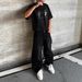 Men's Clothing Loose Jeans Cherry Blossom Embroidery High Quality Streetwear Jeans_viptrois.com