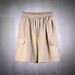 Men's Clothing New Solid Color Work Shorts With Multiple Pockets For Men In Summer Loose Straight Large Size Simple Casual Sports_viptrois.com