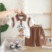 Boys' Short Sleeved 2024 New Handsome Baby College Style Polo Shirt Summer Stylish Two-piece Set Trendy_viptrois.com