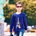 Mother & Kids T Shirt 2025 Spring And Autumn New Tops Children's European And American Cute Princess Print Cotton Bottoming Shirt Children's Clothing_viptrois.com