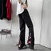Old Jeans Men's Spring And Autumn American Vibe High Street Loose Straight Pants Niche Design Zipper Pants_viptrois.com