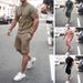 Men's Clothing Short-Sleeved Shorts Sports Casual Suits _viptrois.com