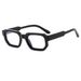 Women's Eyewear Frames Personalized Square Flat Glasses Retro And Versatile High End Anti Blue Light Glasses Niche Comfortable Glasses Frame_viptrois.com