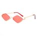 Men's Sunglasses Fashionable Metal Half Frame Diamond Shaped Sunglasses For Men And Women Cool Sunglasses Personalized Sunglasses_viptrois.com