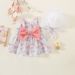 Kids’ Clothing Rose Slings On The Back Korean Style Girl's Dress With Hat_viptrois.com