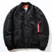 Unisex MA-1 Bomber Jacket – Retro Aviator Style With Stand Collar & Multiple Pockets, Streetwear Essential_viptrois.com