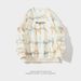 White Background Flat Spring And Autumn New Men's Hoodie Casual Versatile Youth Handsome Long Sleeved T-Shirt Round Neck A43_viptrois.com