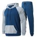 Men's Fleece-Lined Hoodie & Jogger Set - Heavyweight Winter Activewear For Outdoor & Casual Wear_viptrois.com