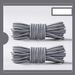 Shoe Accessories for one pair of 4mm striped round Martin boots, casual military boots, black and white, British style shoelaces_viptrois.com