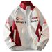 Autumn And Winter New American Racing Locomotive Clothing Tide Brand Stand-up Collar Jacket Youth Casual Loose Versatile_viptrois.com
