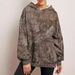 2024 Leaf Print Hooded Pullover Sweatshirt Cool Casual Loose New Hot-Selling Top_viptrois.com