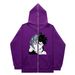 2024 Dark Butterfly Unisex Hoodie Gothic Couple Harajuku Oversized Zipper Sweatshirt_viptrois.com