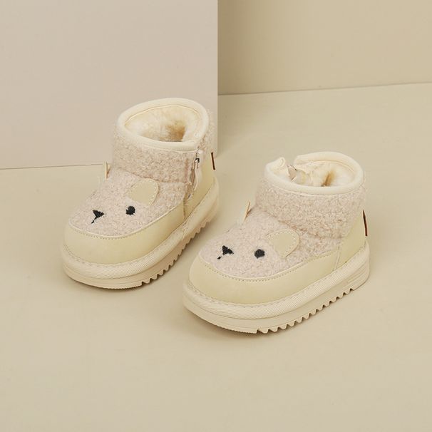 Kid's Clothing New Winter Baby Toddler Shoes Plus Velvet Snow Boots Baby Shoes Warm Girls Shoes Boys Cotton Shoes_viptrois.com