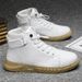 European Warm Series 2025 Plus Size Trendy Martin For Men British Style With Fleece Lining Warm High-top Men's Casual Leather Boots_viptrois.com