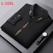 Men's Clothing Plus Size Long Sleeve Shirt Men's Spring And Autumn Plus Size Business Casual Personality Embroidered Shirt Fat Guy Shirt_viptrois.com