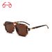 Retro Literary Modern Sunglasses Street Shooting Flat Mirror Fashion Sunglasses_viptrois.com