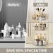360 ° Rotary Large Capacity Skin Care Cosmetics Storage, 3-layer Perfume Storage Box, With Makeup Brush Holder, Suitable_viptrois.com