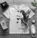 Men's Clothing Cotton T Shirt Gothic Pattern Full Print Direct Injection T Shirt Round Neck Short Sleeve Top Men_viptrois.com