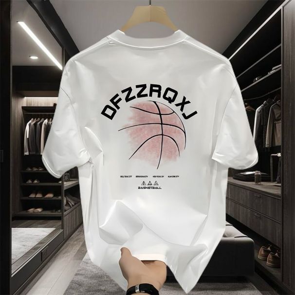 Summer Loose 2025 Shirt Round Neck Pure Cotton Men's And Women's Short Sleeves Trendy Brand New T-shirt American T_viptrois.com