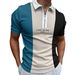 Unbeatable Quality 2024 Summer New 3D Printed Men's Casual Collar Short Sleeve Zipper Polo Shirt_viptrois.com