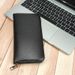 Premium PU Leather Long Zip Wallet For Men – Slim RFID Blocking Billfold With Multiple Card Slots & Phone Pocket, (Black, Dark Brown, Light Brown)_viptrois.com