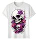 Tshirt Muscle Freaks 2026 Flowers Floral Style Skull_viptrois.com