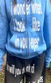 Unisex Retro Hooded Sweatshirt With Bold Letter Print, Oversized Streetwear Pullover, Anime Graphic Zip-Up Hoodie For Men & Women (Blue, S-XXL)_viptrois.com