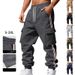 "Men's Heavyweight Fleece-Lined Cargo Joggers – Winter Workwear Pants With Multi-Pockets & Adjustable Drawstring (S-3XL, 6 Military Colors)"_viptrois.com