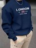 Men's Loose Casual Fashion London England Pattern Printed Round Neck Long Sleeved Sportswear For Autumn And Winter_viptrois.com