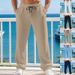 Men's Clothing Autumn And Winter Loose Large Size Men's Casual Jacquard Waffle Simple Straight Sports Solid Color Trousers Men_viptrois.com