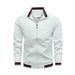 Spring And Autumn New Business Casual Jacket Zipper Trend Side Seam Pocket Youth Jacket Men_viptrois.com