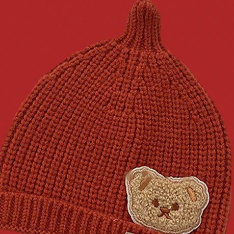 Kids'hats Children's woolen hat autumn winter warm boys and girls baby New Year festive hat tide_viptrois.com