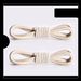 Shoe Accessories Martin boots shoelaces leather shoes boots brown white black wax rope round waxed shoelaces rope a pair_viptrois.com